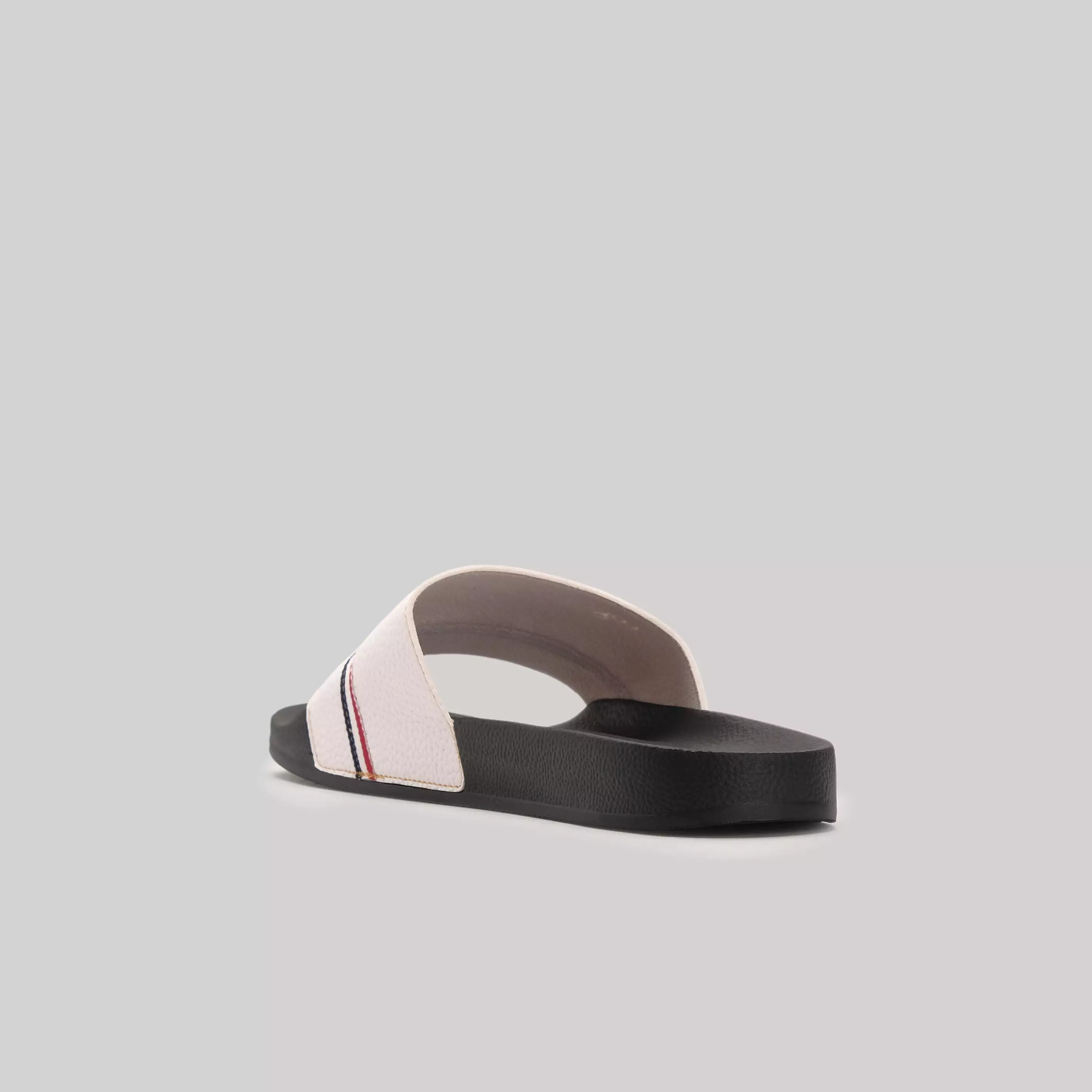 Sandal Pria Cogen Stripe - White
