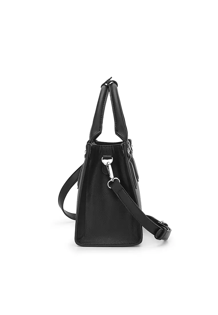 Women's Top Handle Bag / Sling Bag / Crossbody Bag (Tas Selempang / Tas Tangan) - Hitam