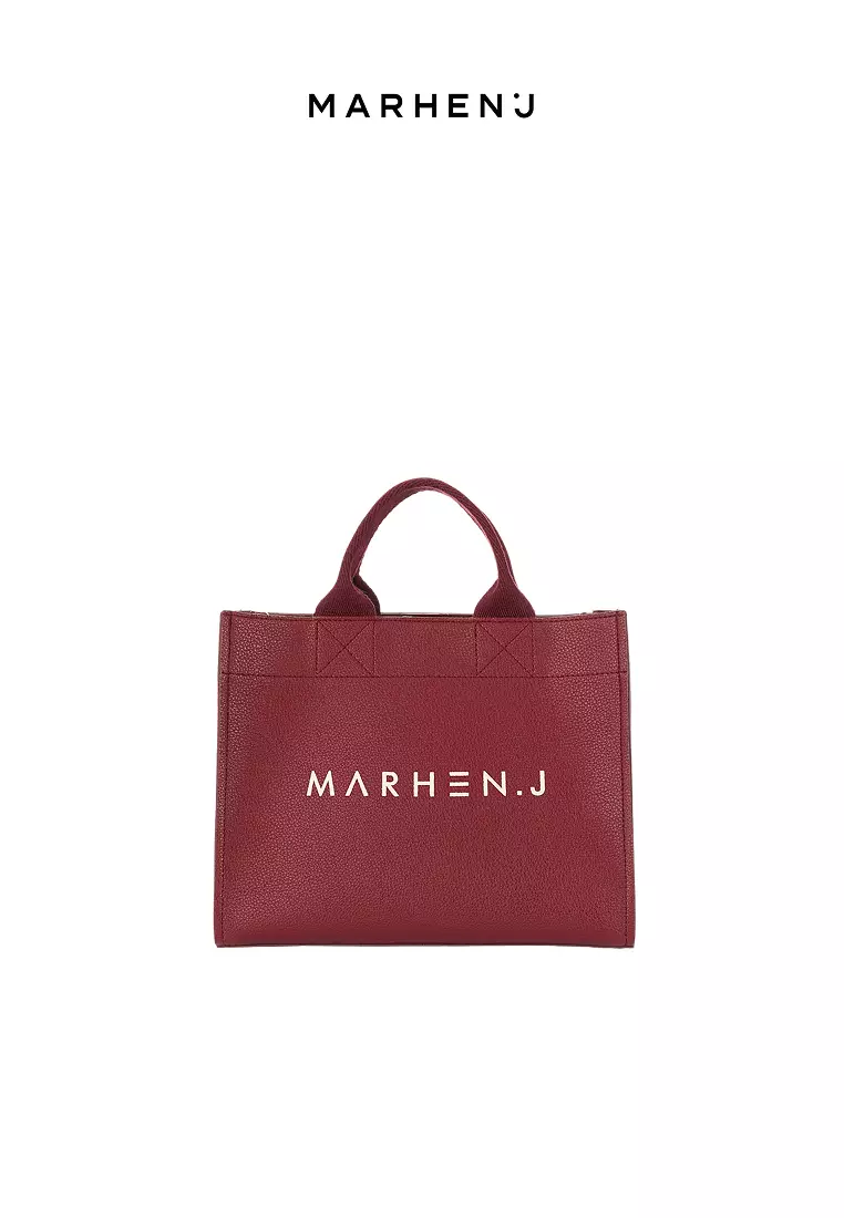 CINDY Vegan Leather Crossbody Bag Burgundy