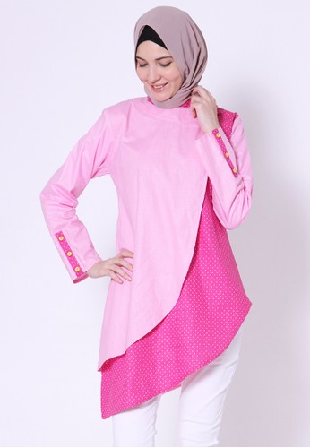 Clover Clothing Joanna Baby pink Tunic