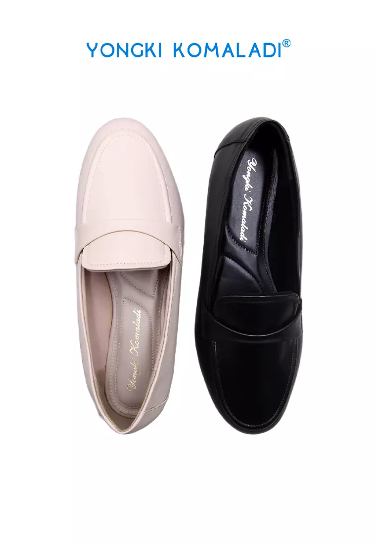 YONGKI KOMALADI SEPATU LOAFER WANITA OL-PRN300-24 CREAM