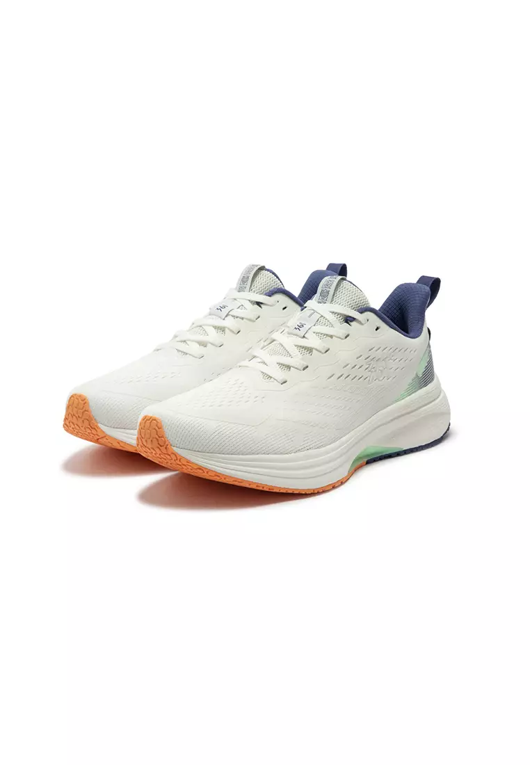 Taitan Lite II Men’s Stable Running Shoes in Egret/Dk.Blue