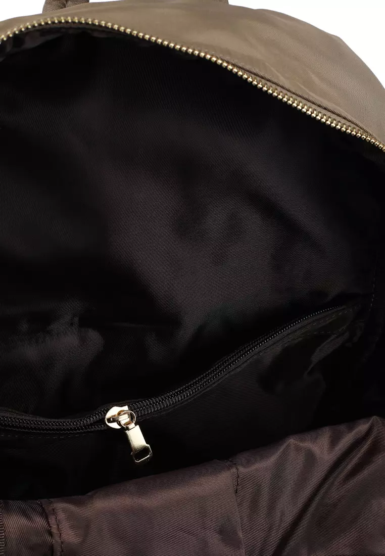 Quilted Nylon Backpack