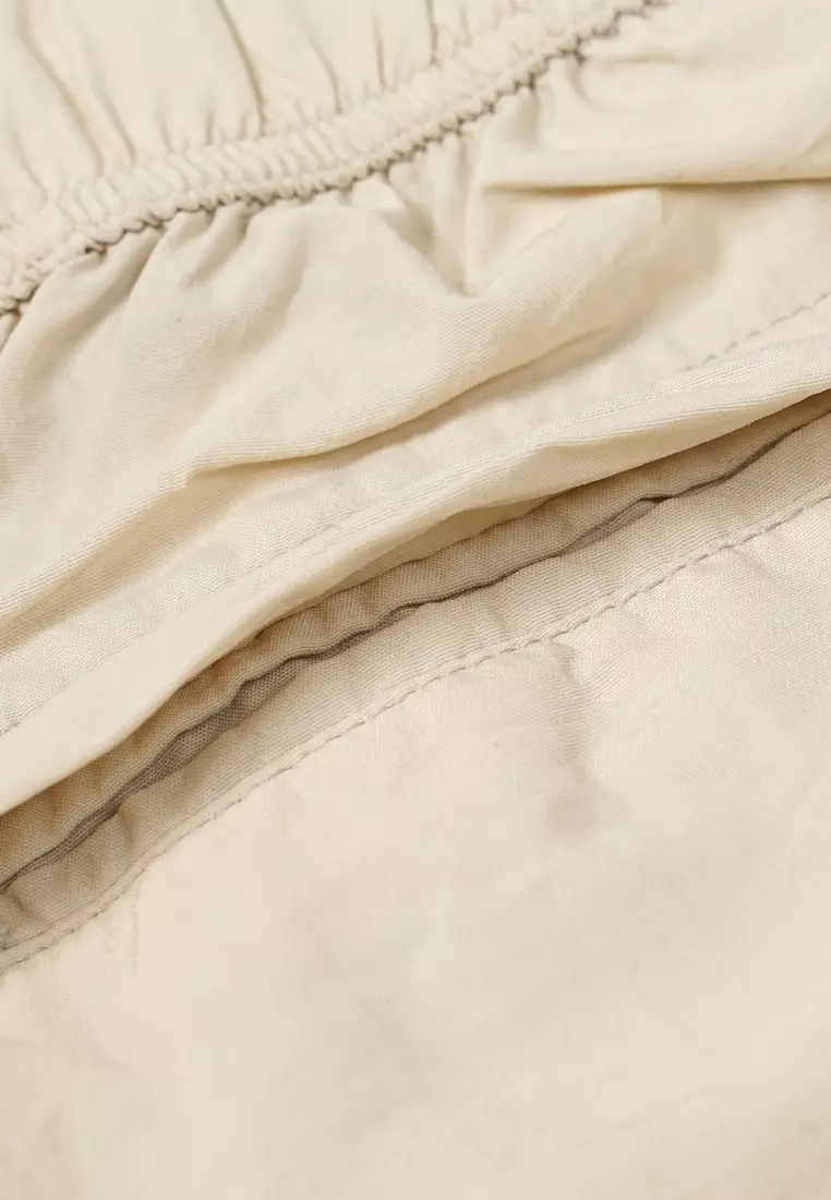 Greenlight Women's Long Cargo Pants Loose Fit Nylon Taslan Naho HP-C081225