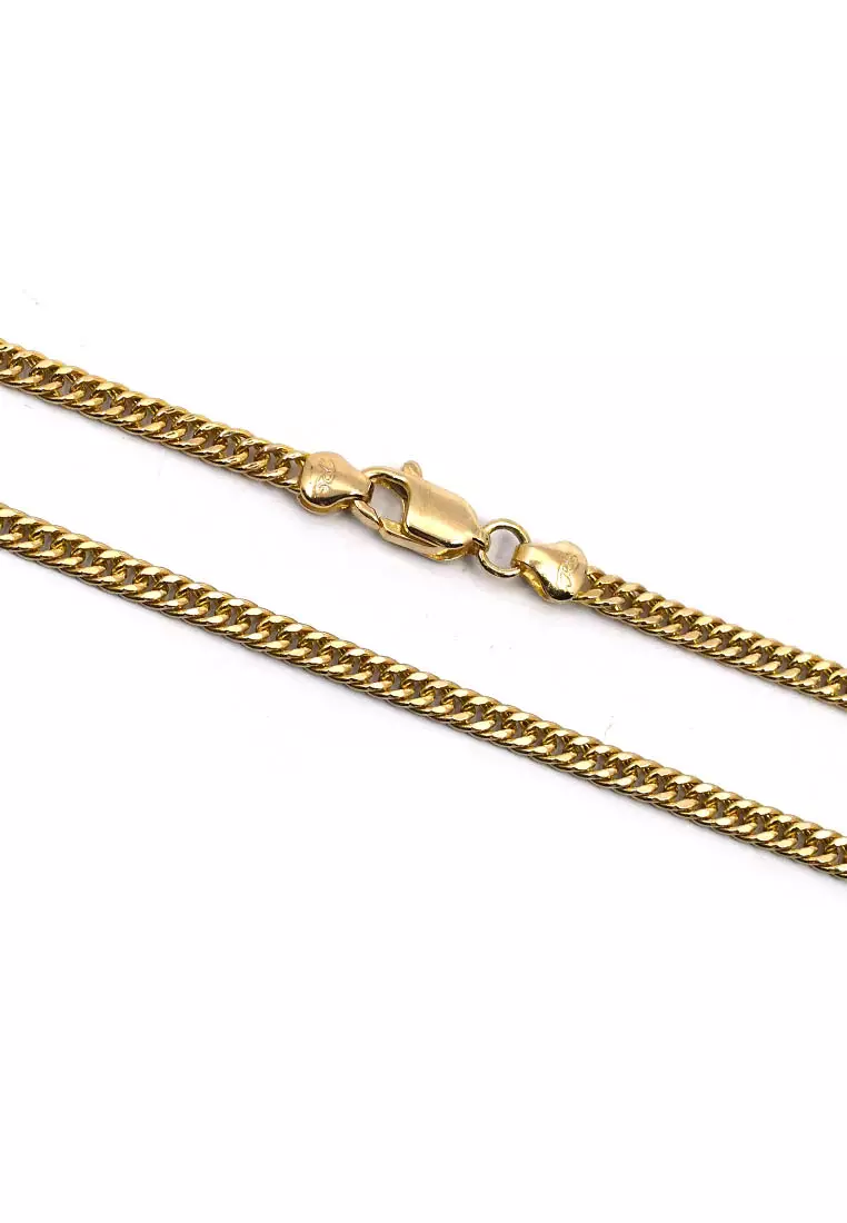 18K Italian Made Yellow Gold Necklace