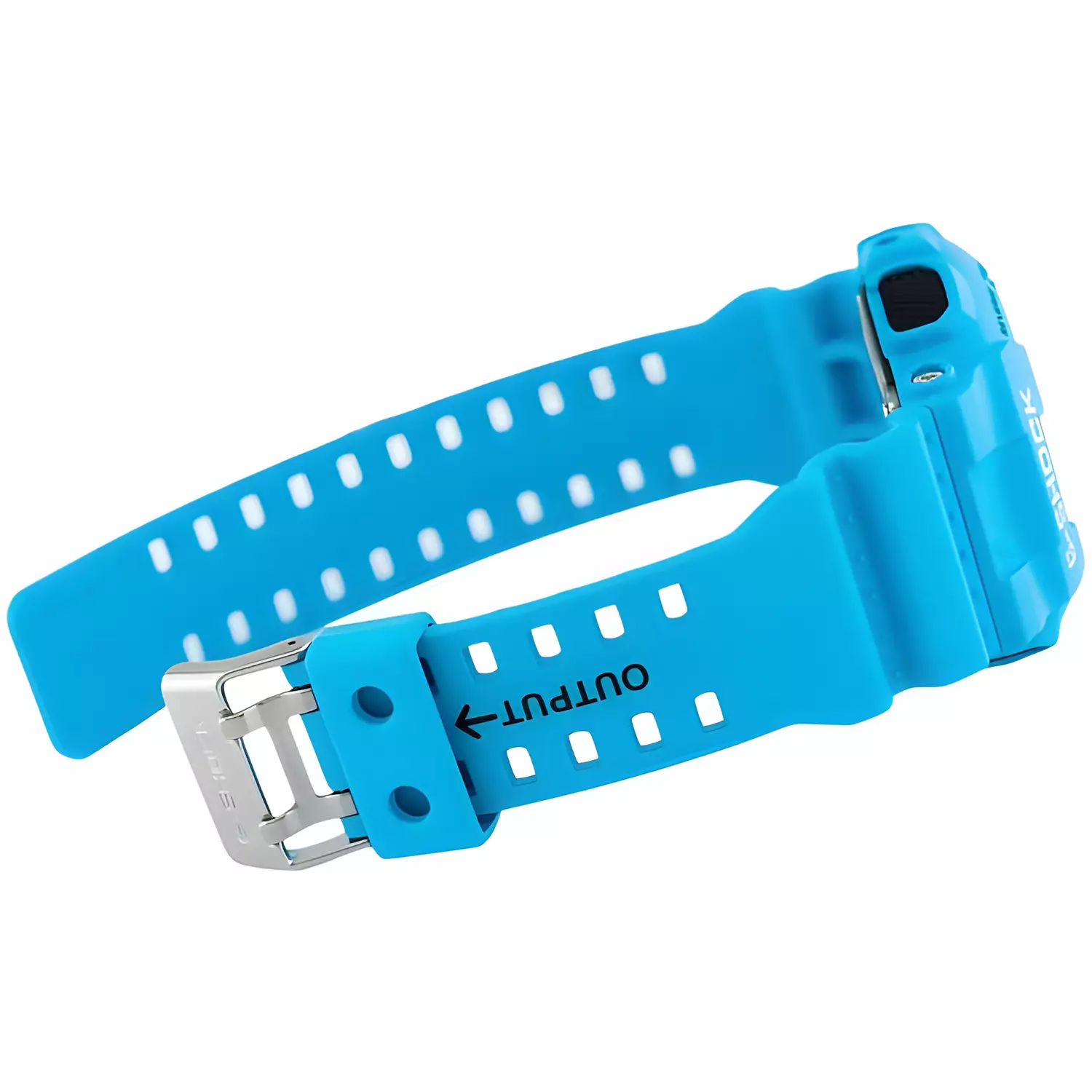 Casio G-Shock GA-100RS-2A Jam Tangan Analog Digital Pria - Blue Resin Case & Band