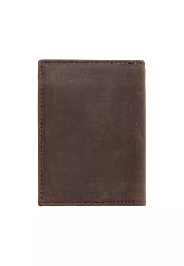 Euro Polo Crazy Horse Leather Flip ID Card Holder EWB 40360