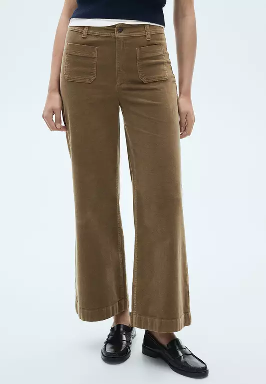 Catherin Culotte Corduroy Trousers