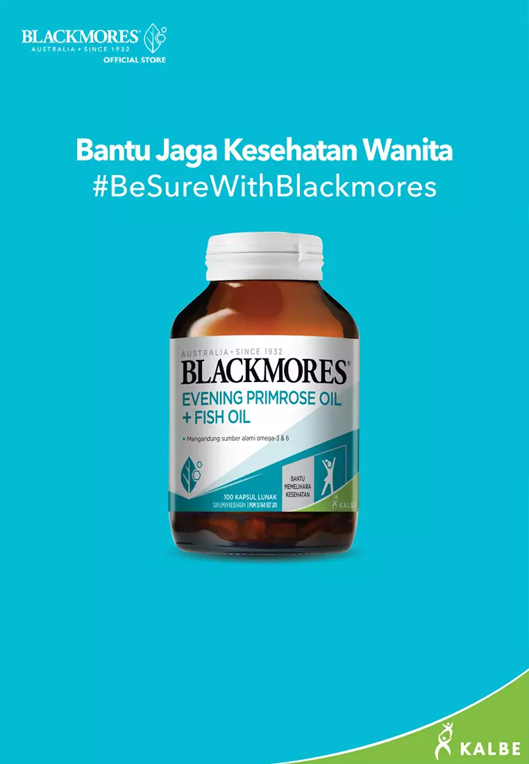 Jual BLACKMORES Blackmores Evening Primrose Oil + Fish Oil (100