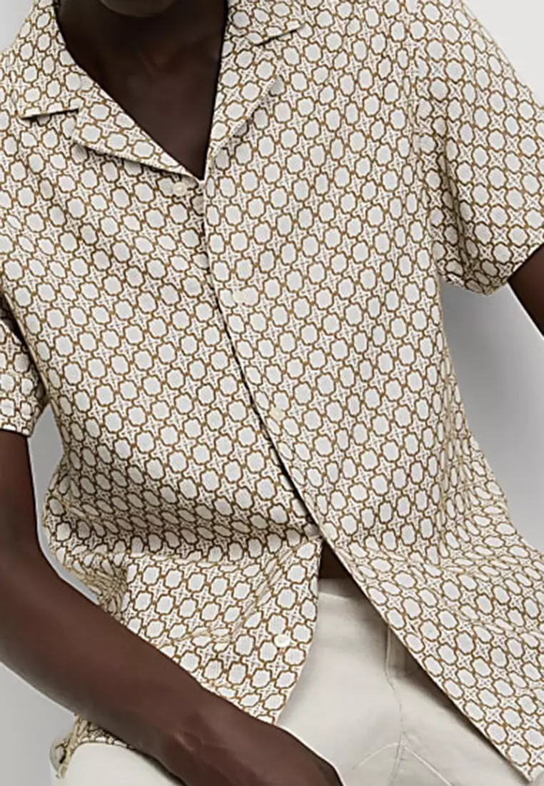 Cotton Rich Jacquard Shirt