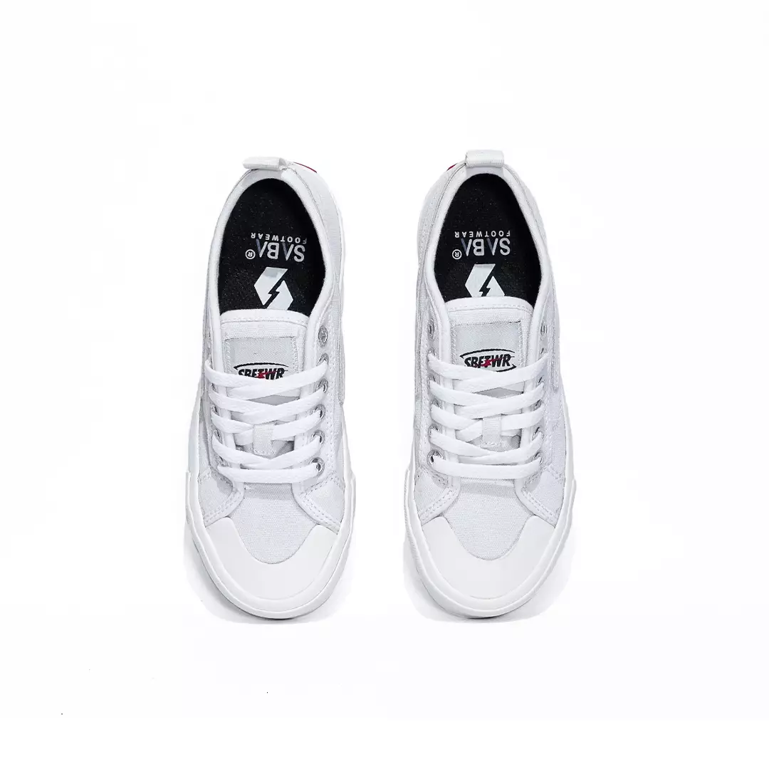SABA Veron All White - Sepatu Sneakers Casual Pria Wanita