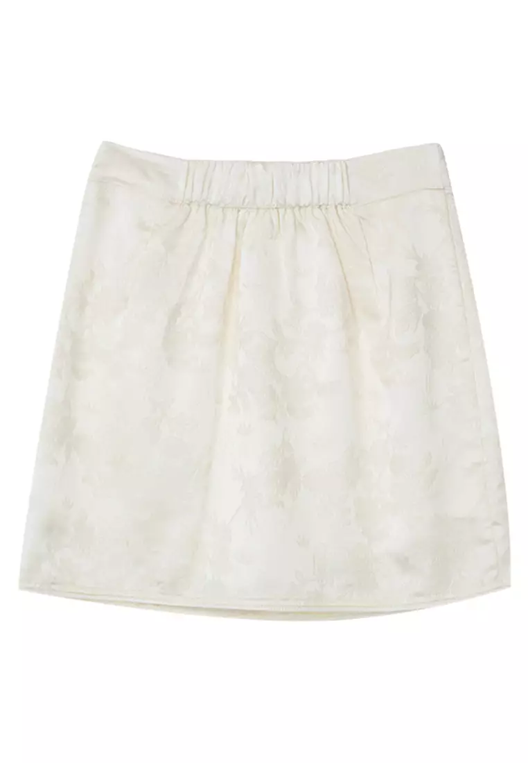 Mandarin Style Mini Skirt