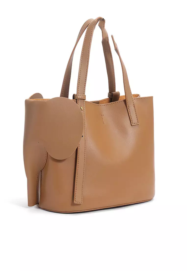 Buy ZITIQUE Top grained leather handbag 2024 Online ZALORA Singapore