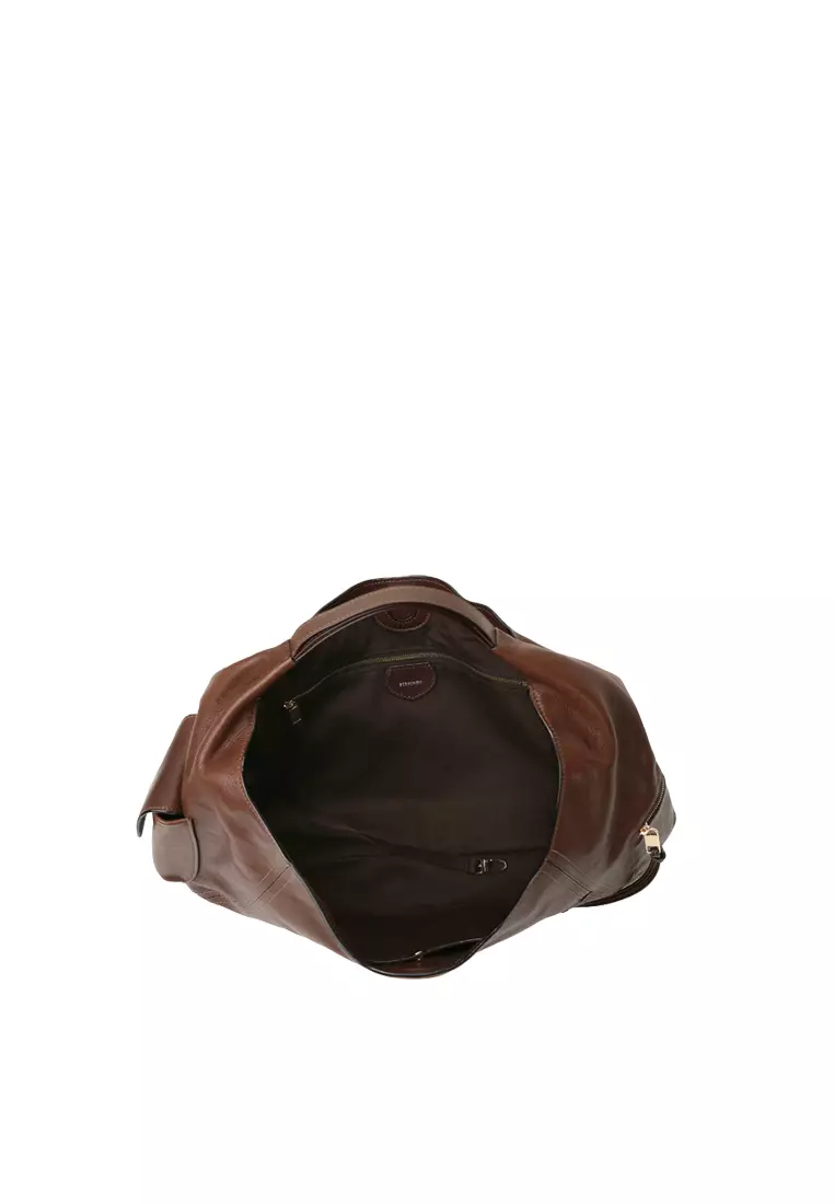 Arial Side Pockets Hobo Bag II - Cacao