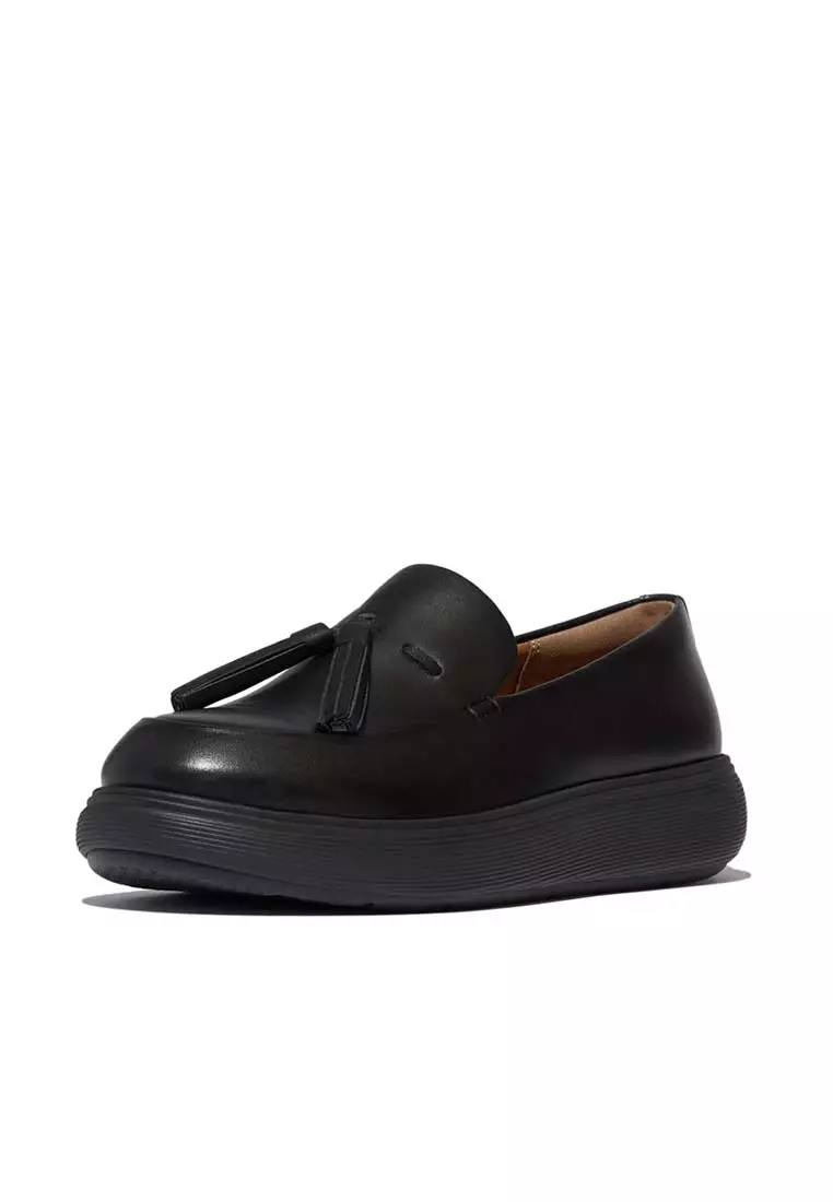FitFlop x Song Hye Kyo iQ-COMFF Tassel Leather Loafers - All Black (E2X-090)
