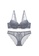 W.Excellence grey Premium Gray Lace Lingerie Set (Bra and Underwear) 20781US75DED88GS_1