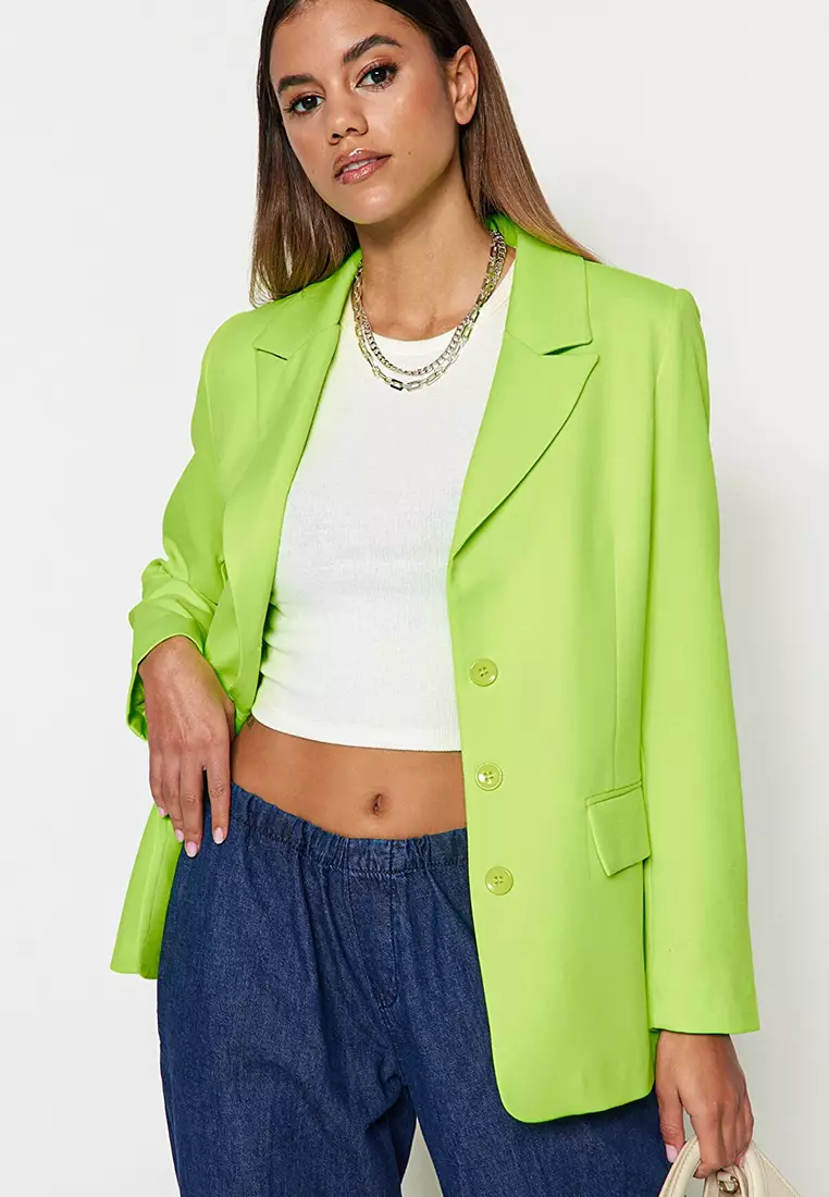Button Blazer Jacket