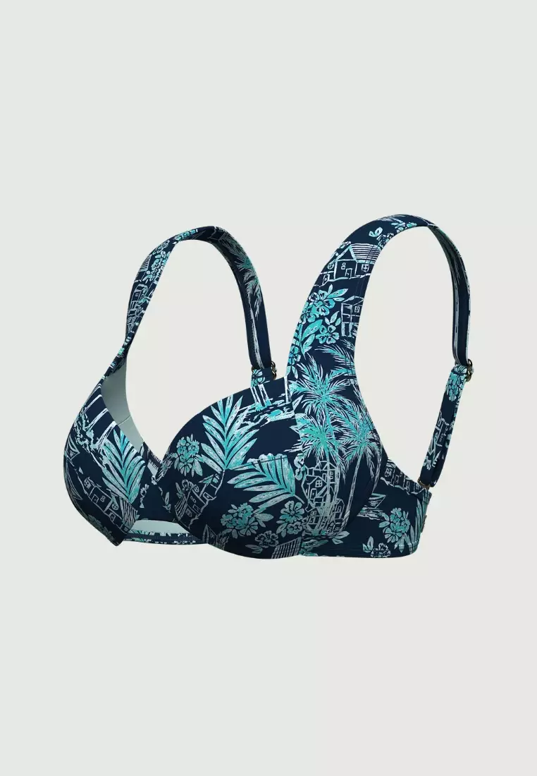 Tropadelic Days Jade Plus Cup Bikini Top