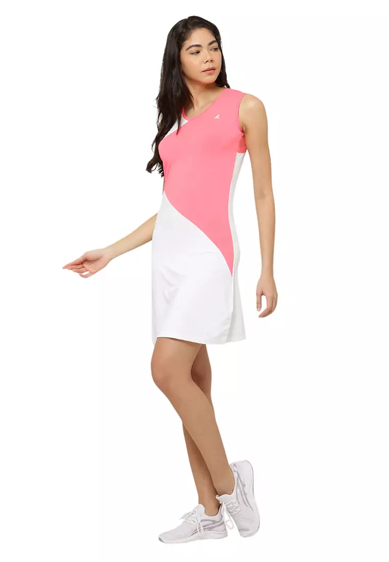 Buy Fitleasure Fitleasure Sleeveless Color-Block Sports Dress