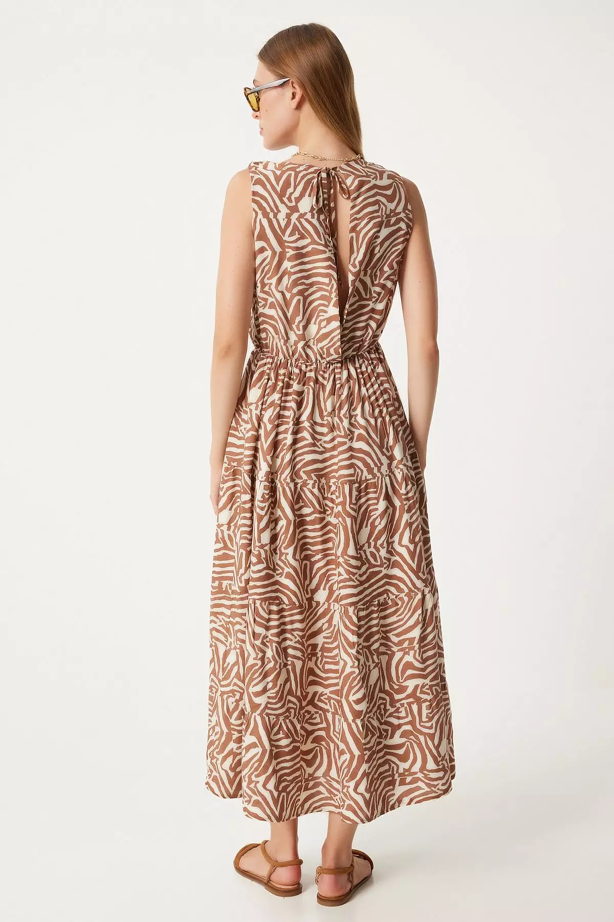 Printed Midi Dress
