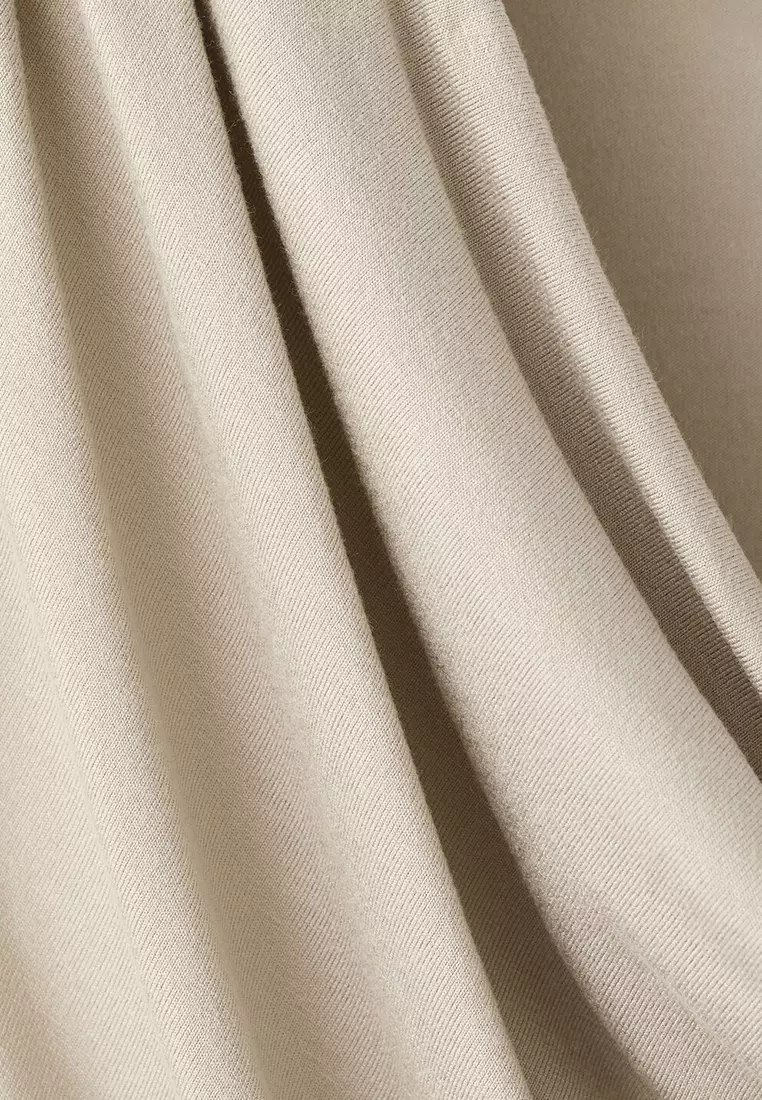 Draped Fitted Top