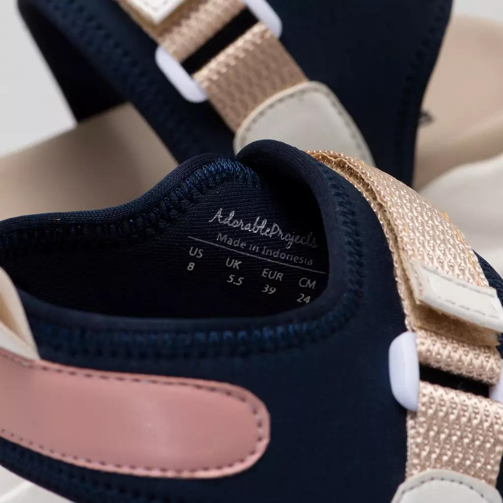 Lumpy Sandals Navy