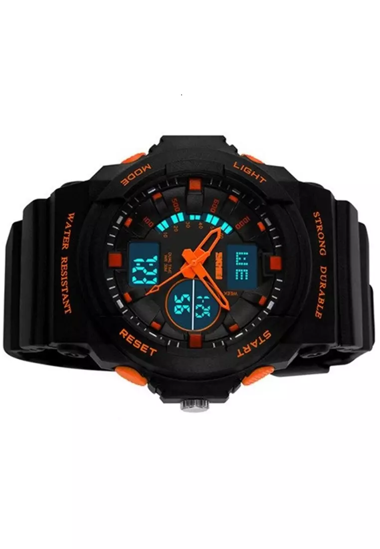 Jam Tangan Casual Anak LED Waterproof Strap Tali Material PU Berkualitas YU86 ORIGINAL
