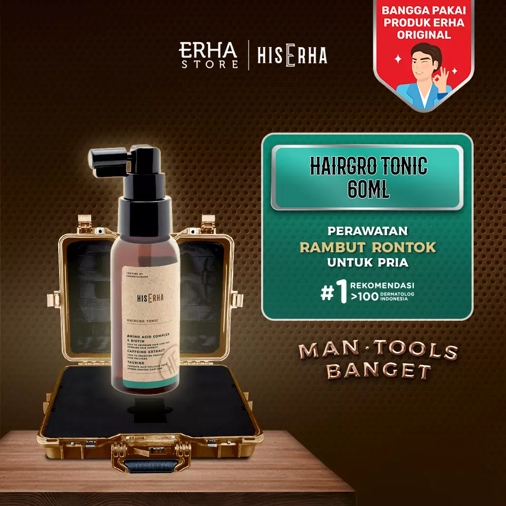 Jual Erha Hia Erha Hairgro Tonic With Amino Acid, Biotin, Caffeine