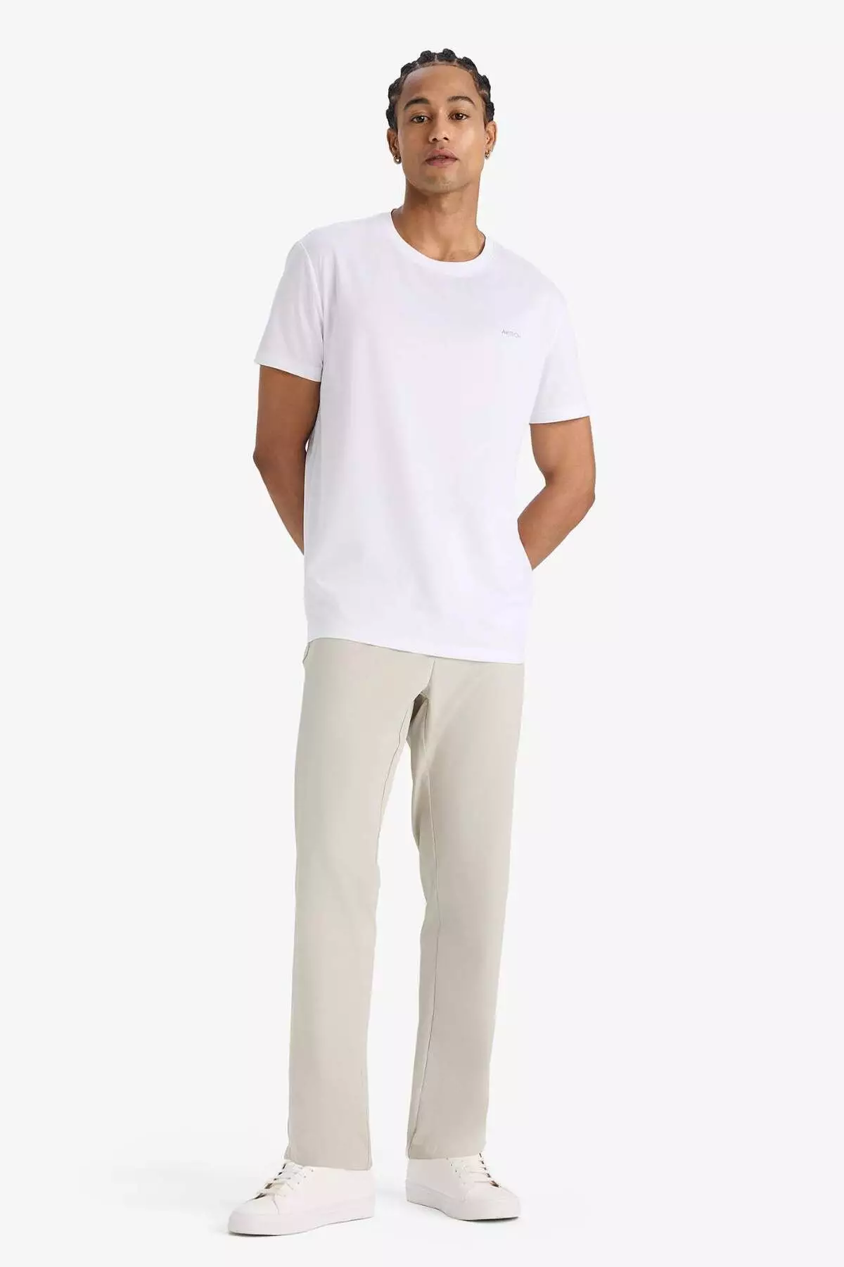 Defactofit Slim Fit Slim Fit Standard Leg Woven Trousers D9247Ax25Sp