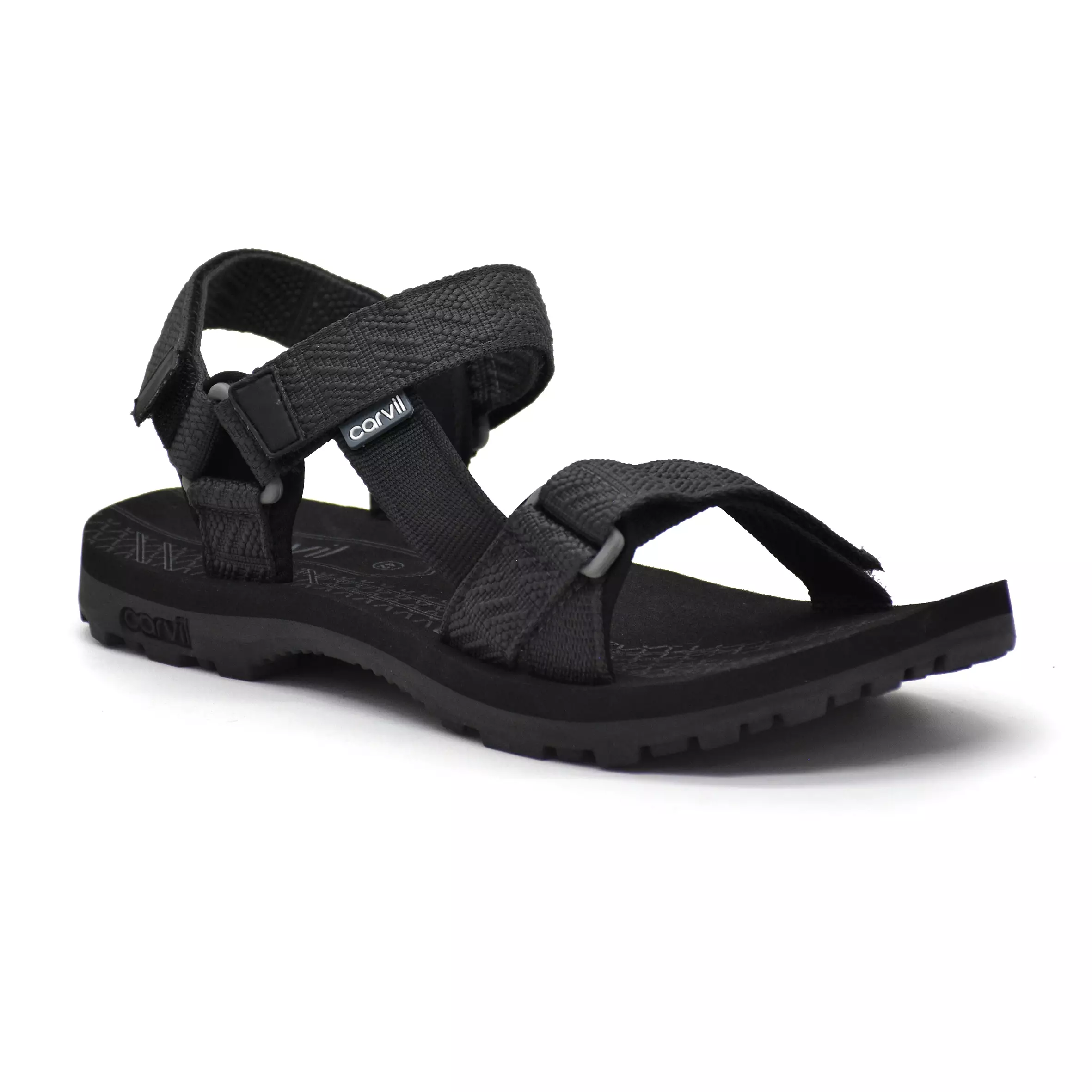 Carvil Sandal Gunung Pria Mandala-GM Dark Grey/Black