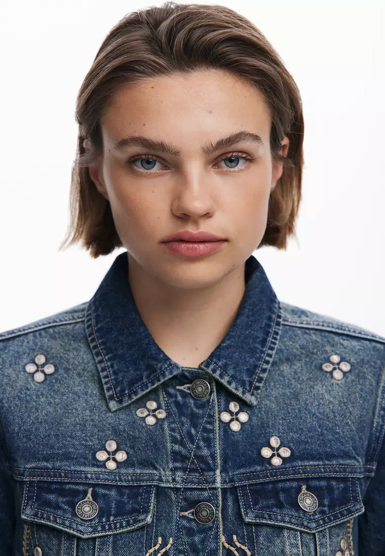 Mirror denim jacket