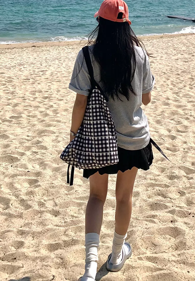 2025 Summer Printed Simple Round Neck T-shirt CA25042919GY