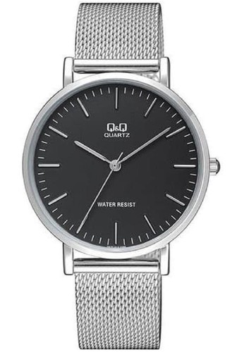 Jual Q Q Q Q Qnq Qq Original Watch Jam Tangan Analog Pria Silver Stainless Steel Band Qa20j 212y Original Zalora Indonesia