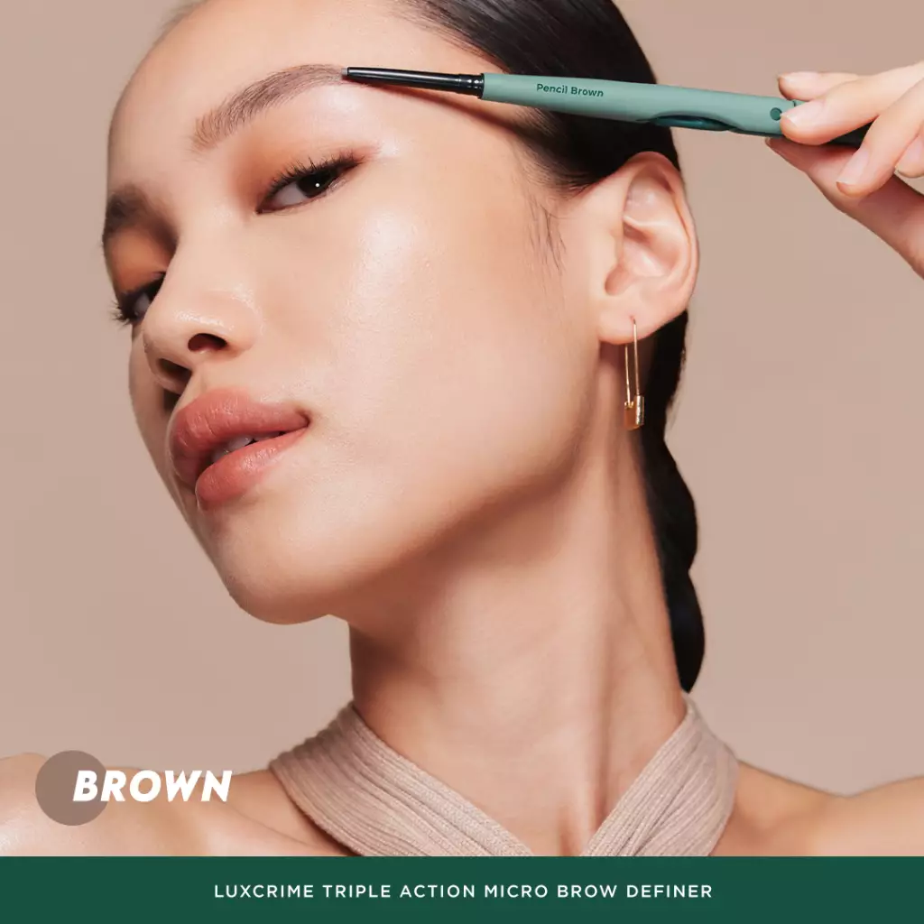 Luxcrime Triple Action Micro Brow Definer - Brown
