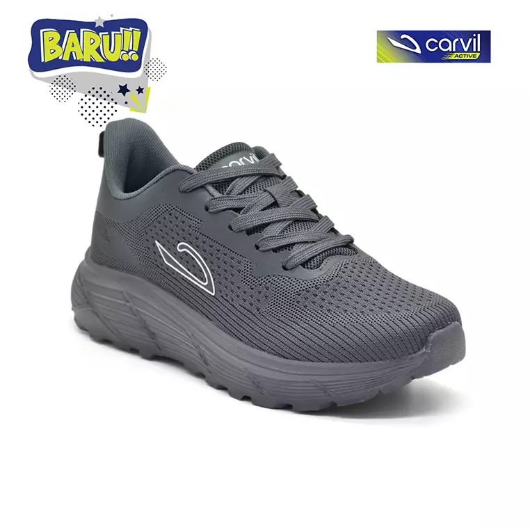 Carvil Sepatu Pria Lineal-SM Dark Grey
