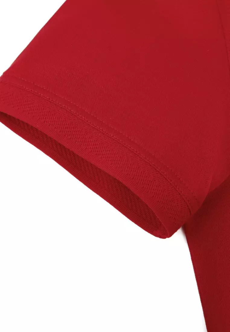 Non-Iron Pure Cotton Stand Collar Polo Tee