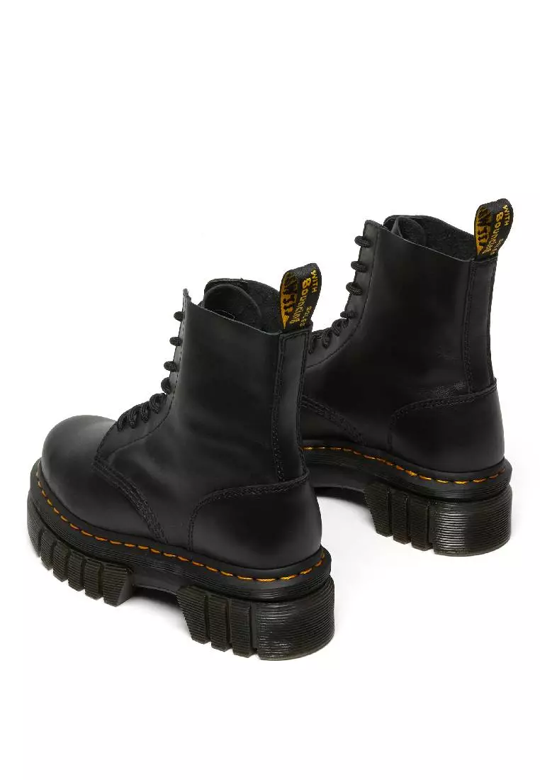 AUDRICK NAPPA LEATHER PLATFORM ANKLE BOOTS