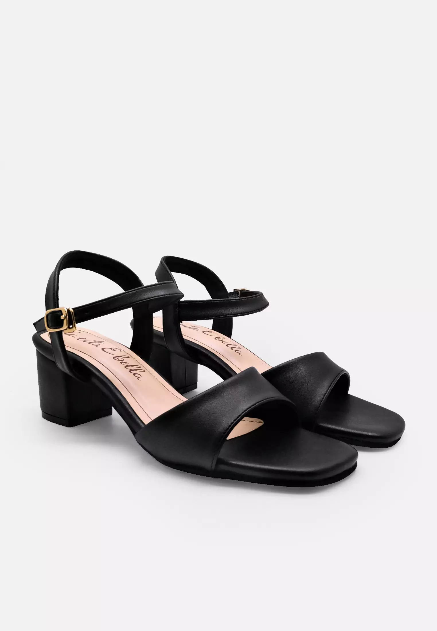 Ankle Strap Block Heels sandal Wanita