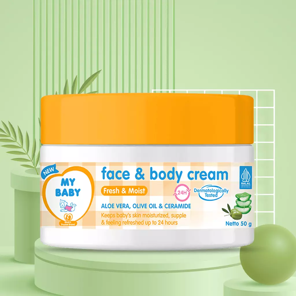 MY BABY Face & Body Cream Fresh & Moist 50Gr (449452)