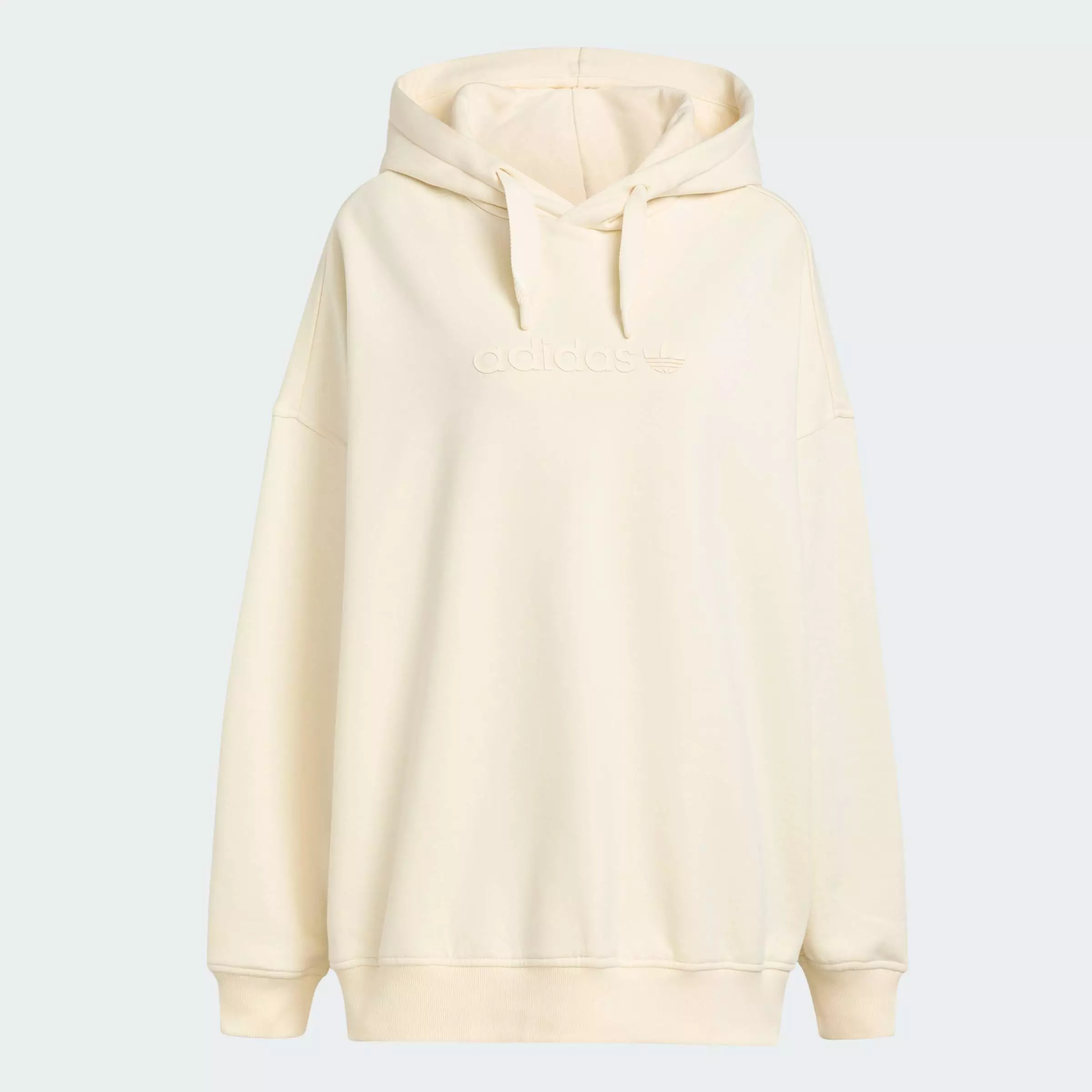 Lifestyle Essentials Linear Hoodie Oversized Women White JX5495