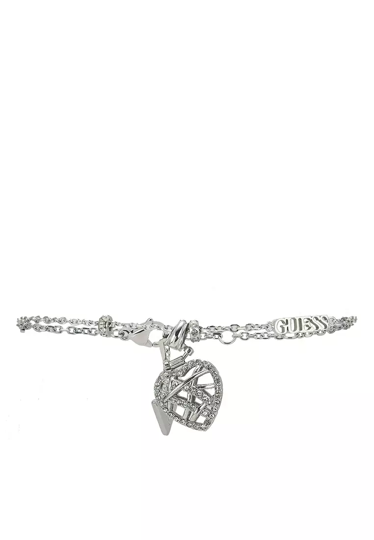 Guess heart online necklace and bracelet