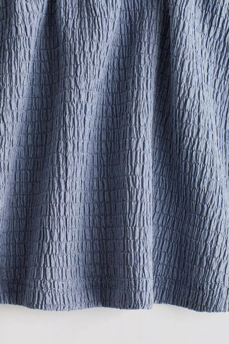 Crinkled jersey skirt