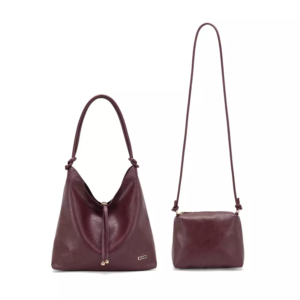 En-ji Monsa Shoulderbag - Cherryred
