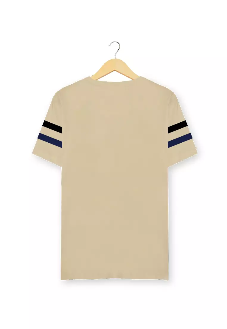 Ryusei Kaos Pria Yagaki CMB Light Brown