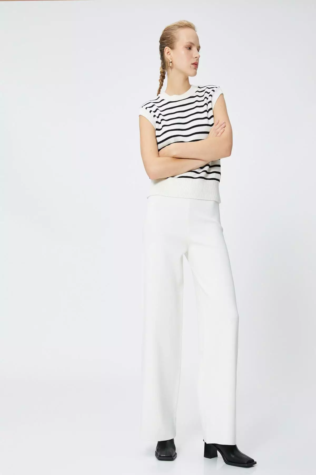 High Waist Wide Leg Pants