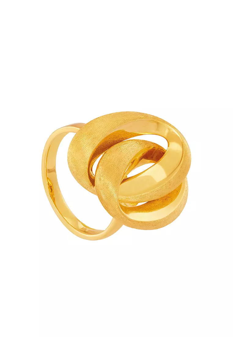 HABIB Oro Italia 916 Yellow Gold Ring GR55330624 (22K Gold)