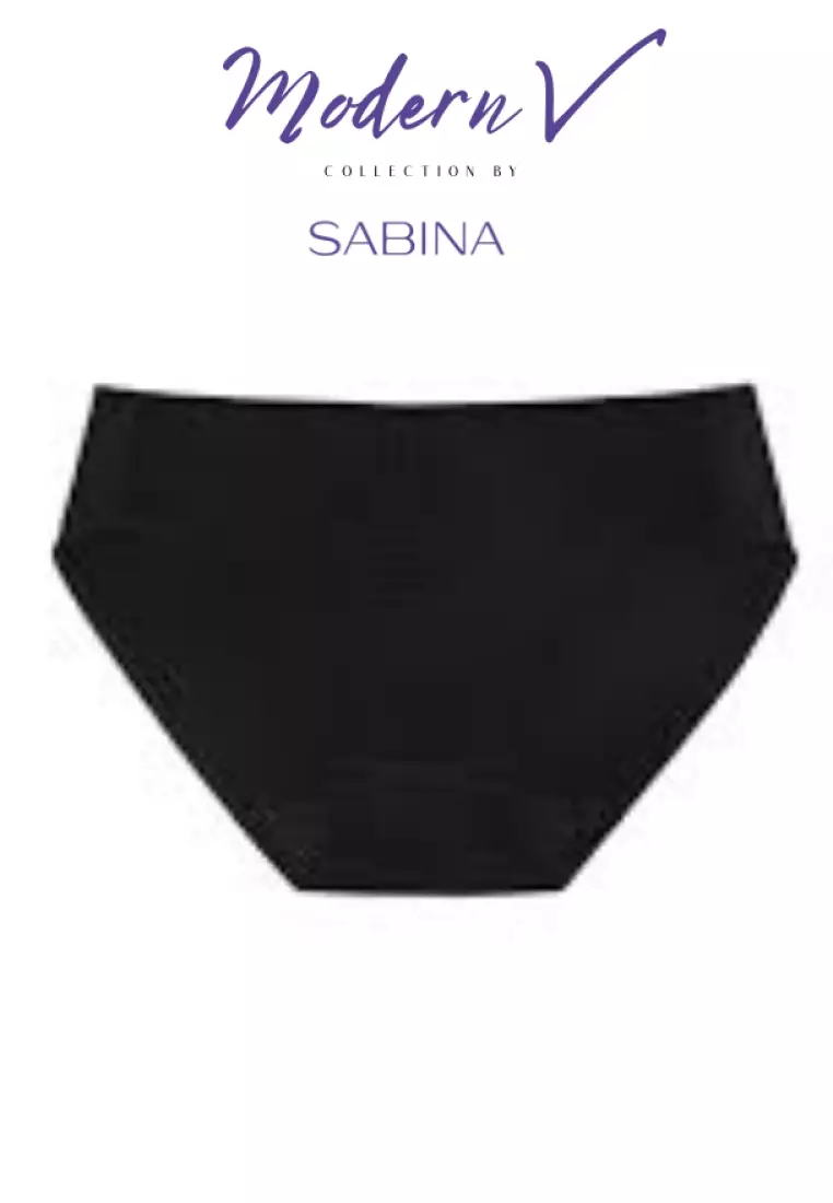 Buy SABINA SUI2095 Black Full Front Lace See Through Bikini Panty Modern V  Collection 2024 Online