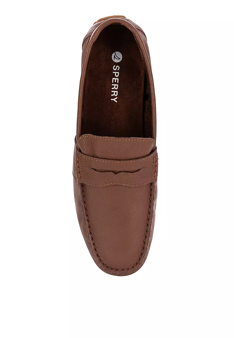 Men's Wave Driver Penny Loafers Brown