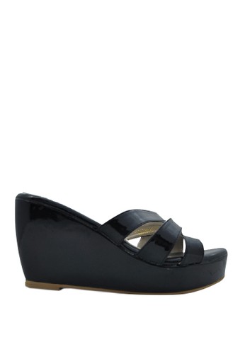 View Very Black Wedge Shoes
 Pictures
