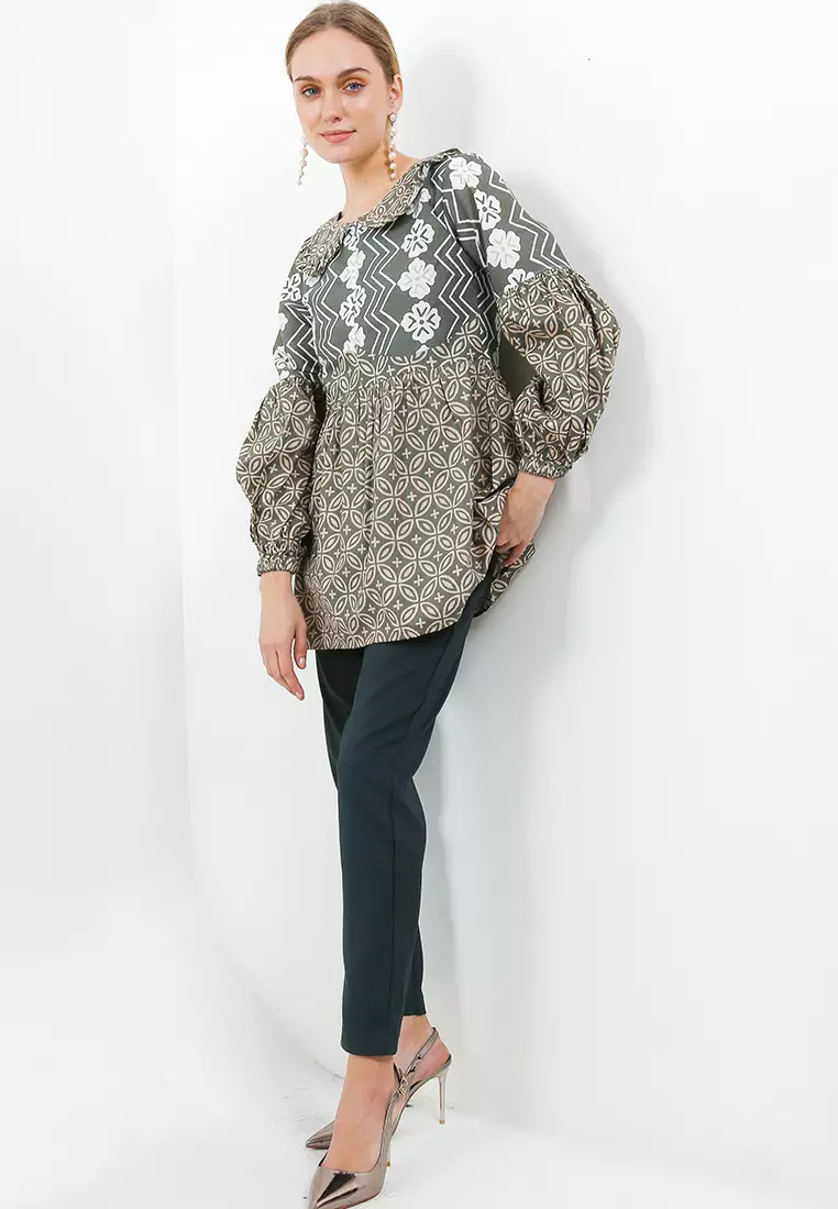 Belleza Blouse Batik Wanita Exclusive Premium Casual Modern